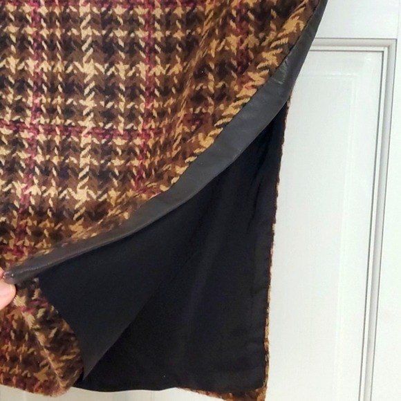 Etcetera wool skirt and leathe warn size 8 Very good condition for any occasion - Picture 9 of 17